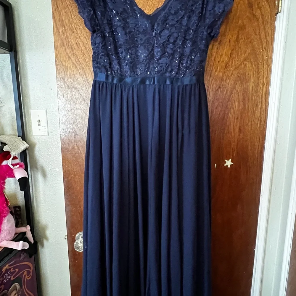 Torrid Navy Lace Dress - Picture 2 of 3